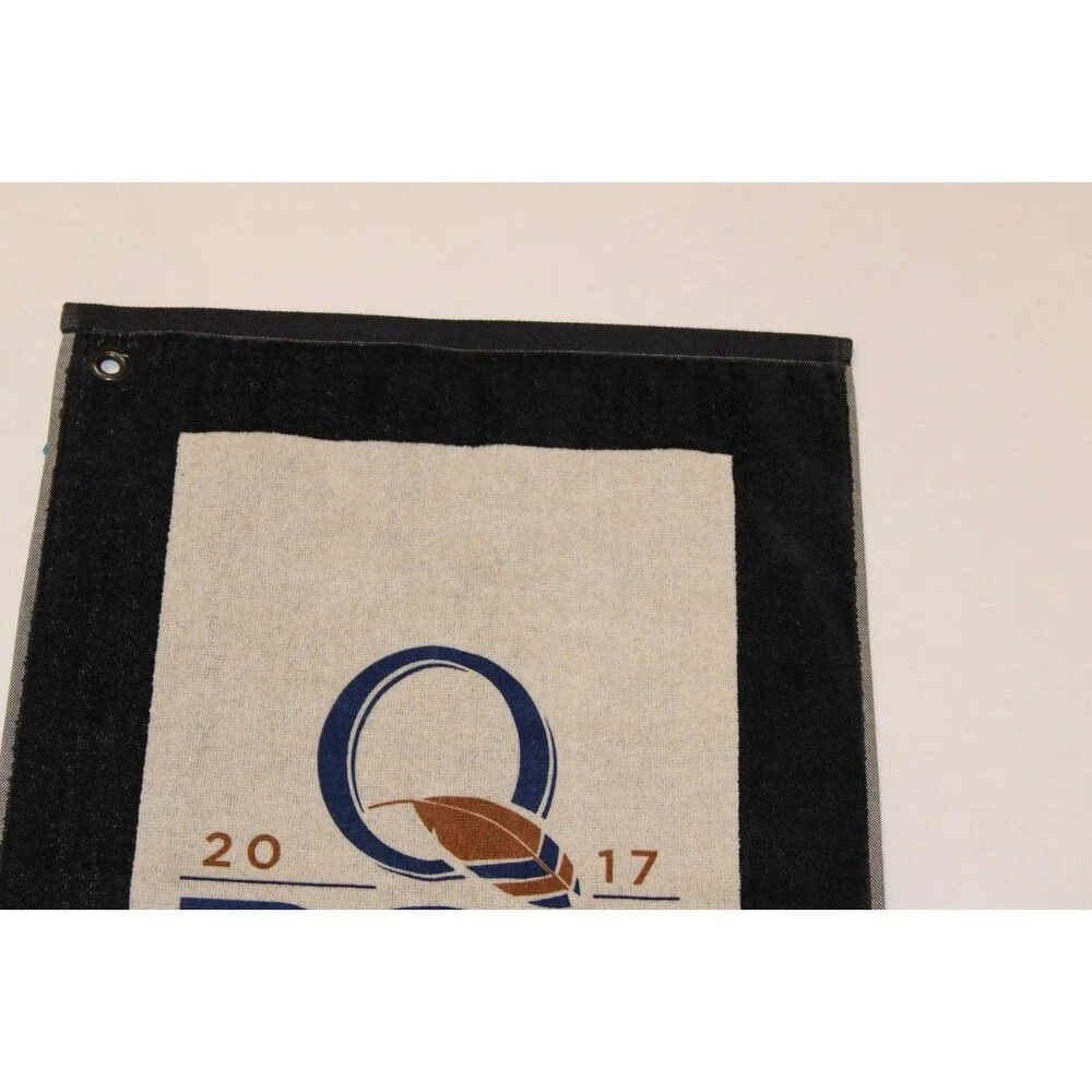 2017 PGA Championship Golf Towel Quail Hollow black & White New